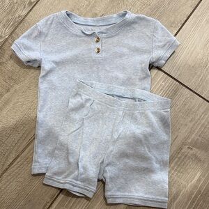 Light blue gap Toddler T-Shirt and Shorts pajama Set